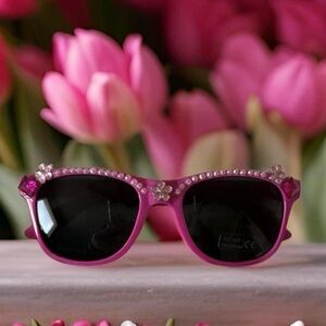 Pink Designed Sunglasses